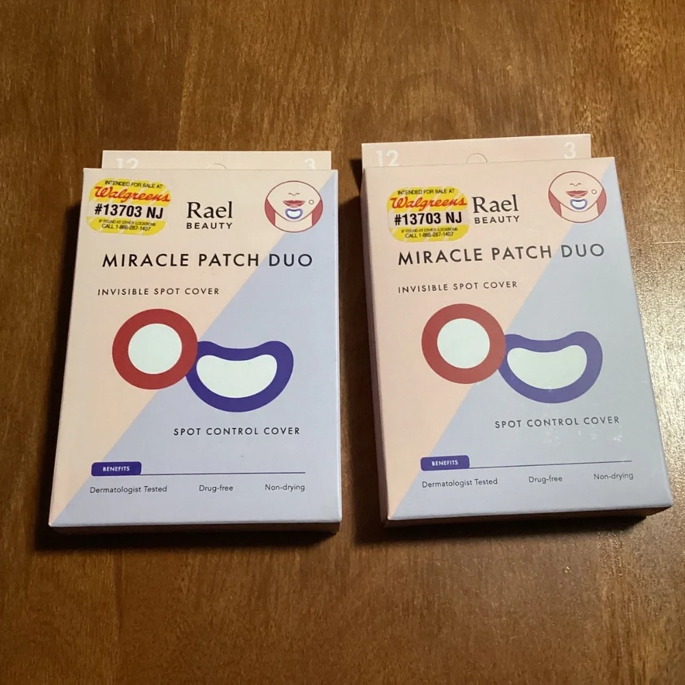 Rael Beauty Miracle Patch Duo Invisible Spot Cover Bundle New